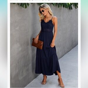 Navy Maxi Dress